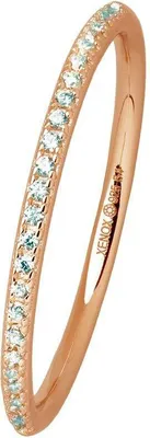 Produktbild von Damenring aus 925er Silber Roségold mit Zirkonia, filigran, Kollektion City Nights