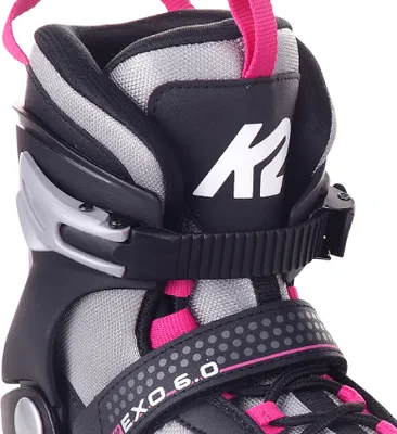Produktbild von K2 Inline Skates Exo 6.0, Damen, Größe 37 Farbe Silber/Pink