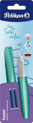 Produktbild von Pelikan Füller Twist Cold Alaska M f.Rechts-&Linkshänder Blister