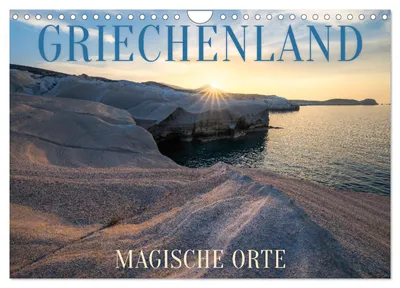 Zdjęcie produktu dla Grecja – Magiczne miejsca (kalendarz ścienny 2027, format A4 poziomy), kalendarz miesięczny CALVENDO