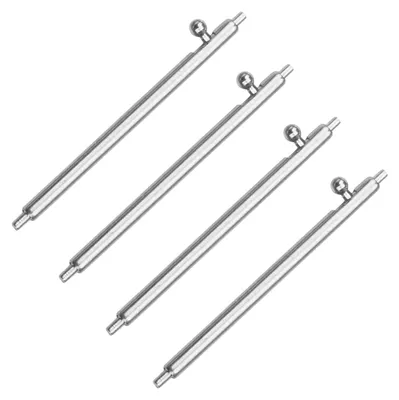Obrázek produktu pro Pružinové čepy na hodinky - Nerezová ocel - Stříbrná - 20 mm - 4 ks - Pro výměnu řemínku