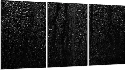 Immagine prodotto di Piastre copriforno 3 pezzi 30x52 Vetro copriforno in Vetroceramica, nero a goccia