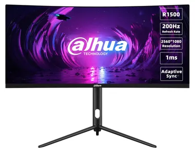 Zdjęcie produktu dla Dahua Technology LM30-E330CA Monitor komputerowy 76,2 cm (30") 2560 x 1080 pikseli UltraWide Full HD LCD Czarny - Czerwony (DHI-LM30-E330CA)