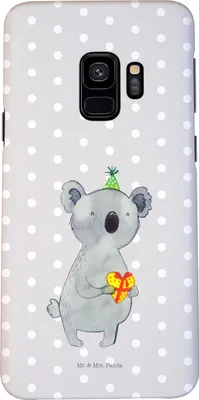 Produktbild von Mr. & Mrs. Panda Samsung Galaxy S9 Handyhülle Koala Geschenk - Grau Pastell - Geburtstag, Smartphone Hülle, Handy Schutzhülle, Cover, Party