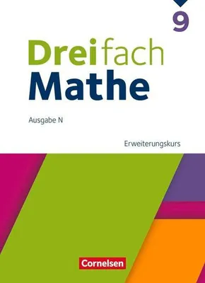 Immagine prodotto di Dreifach Mathe 9. Schuljahr. Erweiterungskurs - Schulbuch mit digitalen Hilfen, Erklärfilmen und Wortvertonungen