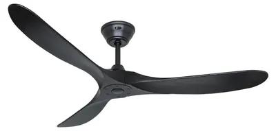 Zdjęcie produktu dla Energooszczędny wentylator sufitowy z pilotem Eco Genuino Matt Black 152 cm