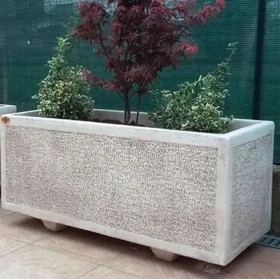 Immagine prodotto di Fioriera Casa Padrino grigio 92 x 35 x h. 40 cm - Fioriera rettangolare