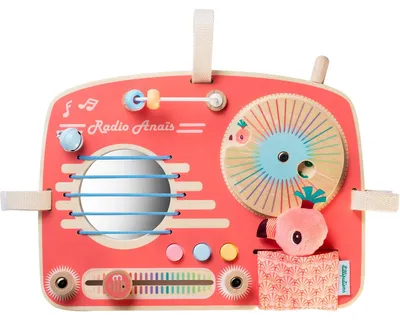 Immagine prodotto di Tavola di attività radiofonica in legno Lilliputiens - giocattolo educativo per l'infanzia