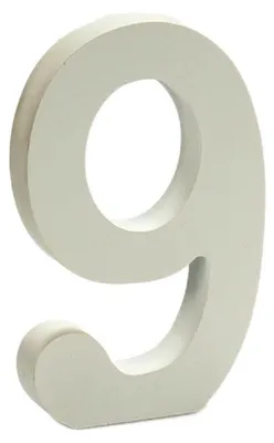 Nummer, mehrfarbig, Standard, 20 x 21 x 25,5 cm