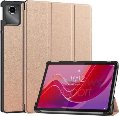 Produktbild von Schutzhülle für Lenovo Tab M11 11" (2024) Hülle TB-330FU TB-330XU Smart Cover Case Schutz Hülle Etui Tasche Standfunktion Wake Up & Sleep - Rose Gold