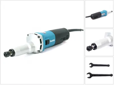 Zdjęcie produktu dla Makita GD0810C, Niebieski, Szary, 7000 RPM, 79 dB, 3 dB, 2,5 m/s², 1,5 m/s²