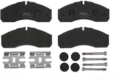 Produktbild von Bremsbelagsatz Scheibenbremse 20 mm BREMBO für u.a. MERCEDES-BENZ VARIO