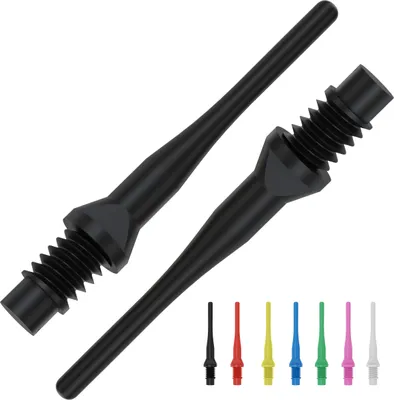 Produktbild von BULL'S Tufflex Soft Tips 6mm(2BA) - 100/schw. -- 1 Stck
