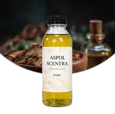Produktbild von Aspol Scentra Sandelholz und Zeder UFIREADY Duftöl für Kerzen 500 ml, KI-generiertes Bild