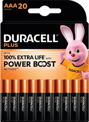 Produktbild von Duracell Plus AA Mignon Alkaline Batterien, 1,5 Volt, 20 Stück