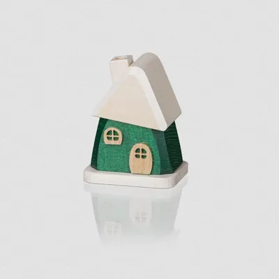 Produktbild von Räucherhaus aus Holz grün