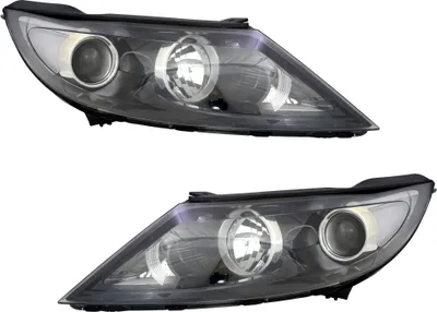 Produktbild von TYC Scheinwerfer Set für Kia Sportage 3 SL 09- Halogen H7 Schwarz LWR