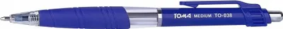 Produktbild von TOMA Medium Kugelschreiber, blau, 24 Stück