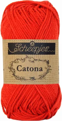 Produktbild von Scheepjes Catona 10g (115) - Hot Red