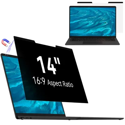 Imagen del producto de Protector de pantalla de privacidad para portátiles de 14 pulgadas