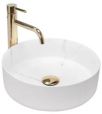 Zdjęcie produktu dla Umywalka nablatowa Rea Sami Marble Mat