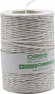 Produktbild von Dekodraht Papier UTAHNA, weiß, 205m, Ø0,4mm - Papierdraht
