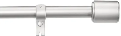 Image de A. Barre de rideau extensible avec embouts, diamètre 19 mm, longueur de 91 à 18