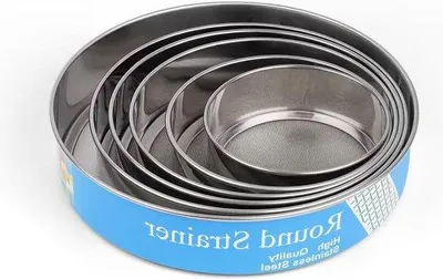 Image de Tamis à mailles fines, 6 pièces, 40 mailles, accessoires de cuisine