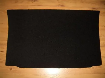 Produktbild von Passform Kofferraummatte Fußmatte Teppich schwarz passend für VW Fox 2005-2011