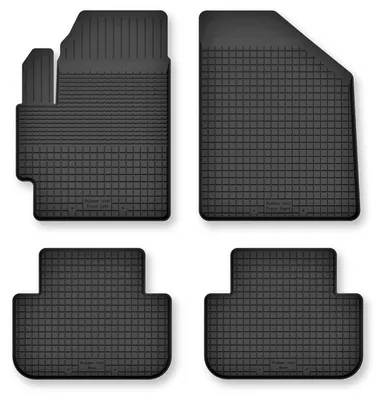 Produktbild von Gummi-Fußmatten für Citroen C3 Picasso 2008-2017 (Van) – 4-tlg, Schwarz, Semi-Universal, angepasst – Wielganizator Semi-Universal
