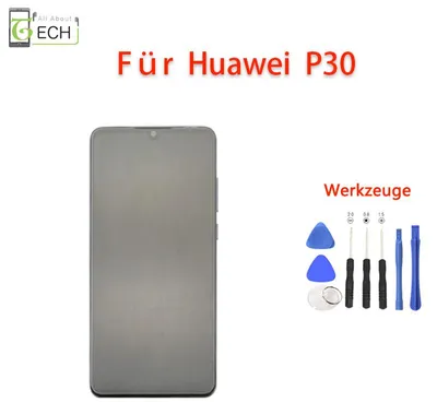 Produktbild von Für Huawei P30 ELE-L29 LCD (OLED) Display Bildschirm Touchscreen mit Rahmen