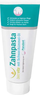 Zdjęcie produktu dla BEOVITA toothpaste with black cumin oil, 75 ml toothpaste