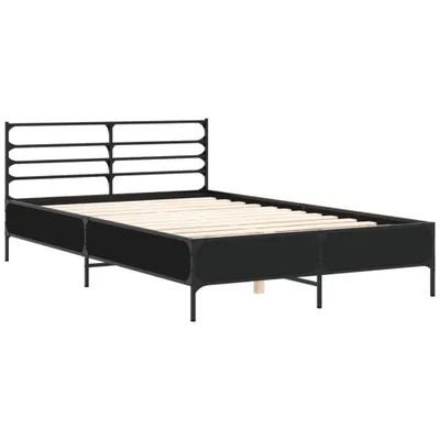 Immagine prodotto di Giroletto Nero 140x200 cm in Legno Multistrato e Metallo