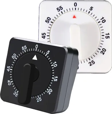 Produktbild von Küchentimer zum Kochen, Koch-Kochtimer mit lautem Alarm, 100 % mechanischer Tischtimer – keine Batterien erforderlich – magnetische Rückseite, exquisites Edelstahlgehäuse – magnetische Countdown-Erinnerung