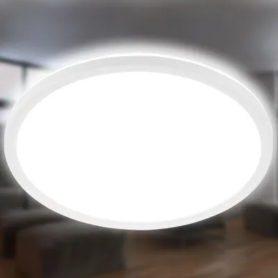 Produktbild von BRILONER SLIM LED Panel, Flaches Design, Backlighteffekt, Neutralweißes Licht, weiß, 48 x 3 cm