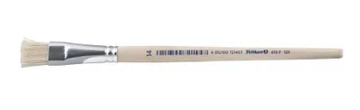 Produktbild von Pelikan Borstenpinsel 613 F Gr. 14 unlackierter Holzstiel