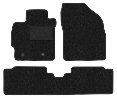 Produktbild von Fußmatten Automatten Velours Anthrazit für Toyota Auris I 2006-2013 Set 3-tlg