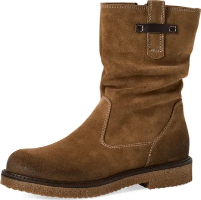 Productafbeelding van Tamaris dameslaars, leer, bruin, maat 37