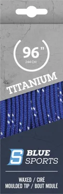Produktbild von BLUE SPORTS Titanium Pro Schnürsenkel gewachst, Farbe:blu, Größe:96'/244cm
