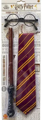 Zdjęcie produktu dla Akcesoria Harry'ego Pottera - Różdżka, krawat i okulary