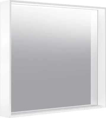 Produktbild von Keuco Lichtspiegel X-LINE mit Spiegelheizung 800 x 700 x 105 mm cashmere
