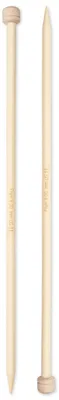 Produktbild von Prym 222122 Jackenstricknadeln Prym 1530, 33 cm, 8 mm, Holzfarben