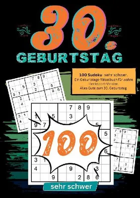 Produktbild von 30. Geburtstag- Sudoku Geschenkbuch