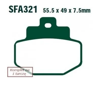 Produktbild von EBC Brakes Bremsbeläge Bremsklötze SFA321HH