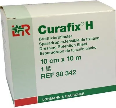 Produktbild von Curafix H Fixierpflaster 10 cmx10 m 1 St