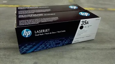 Produktbild von HP 35A 2er-Pack Schwarz Original LaserJet Tonerkartuschen, 3000 Seiten, Schwarz, 2 Stück(e)