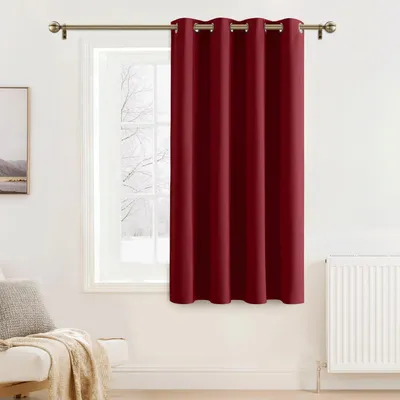 Immagine prodotto di Tenda oscurante termica, protezione dal freddo, altezza 90 cm, larghezza 132 cm, confezione da 1, colore rosso