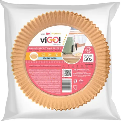Zdjęcie produktu dla Papier Do Pieczenia Do Frytownicy 16 Cm 50 Sztuk