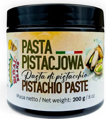 Obrázek produktu pro Sicilská italská pistáciová pasta Čerstvé pistácie s dokonalou barvou 100 % 200 g