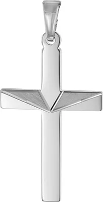 trendor 21554 Kreuz-Anhänger für Männer 925 Silber 27x16 mm 1